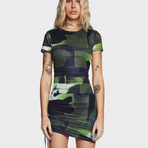 Pretty Garbage Ruched Mini